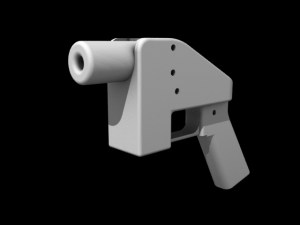 A 3D-printed gun. Credit goes to Kamenev.