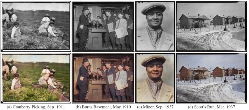 Colorized pictures from the past